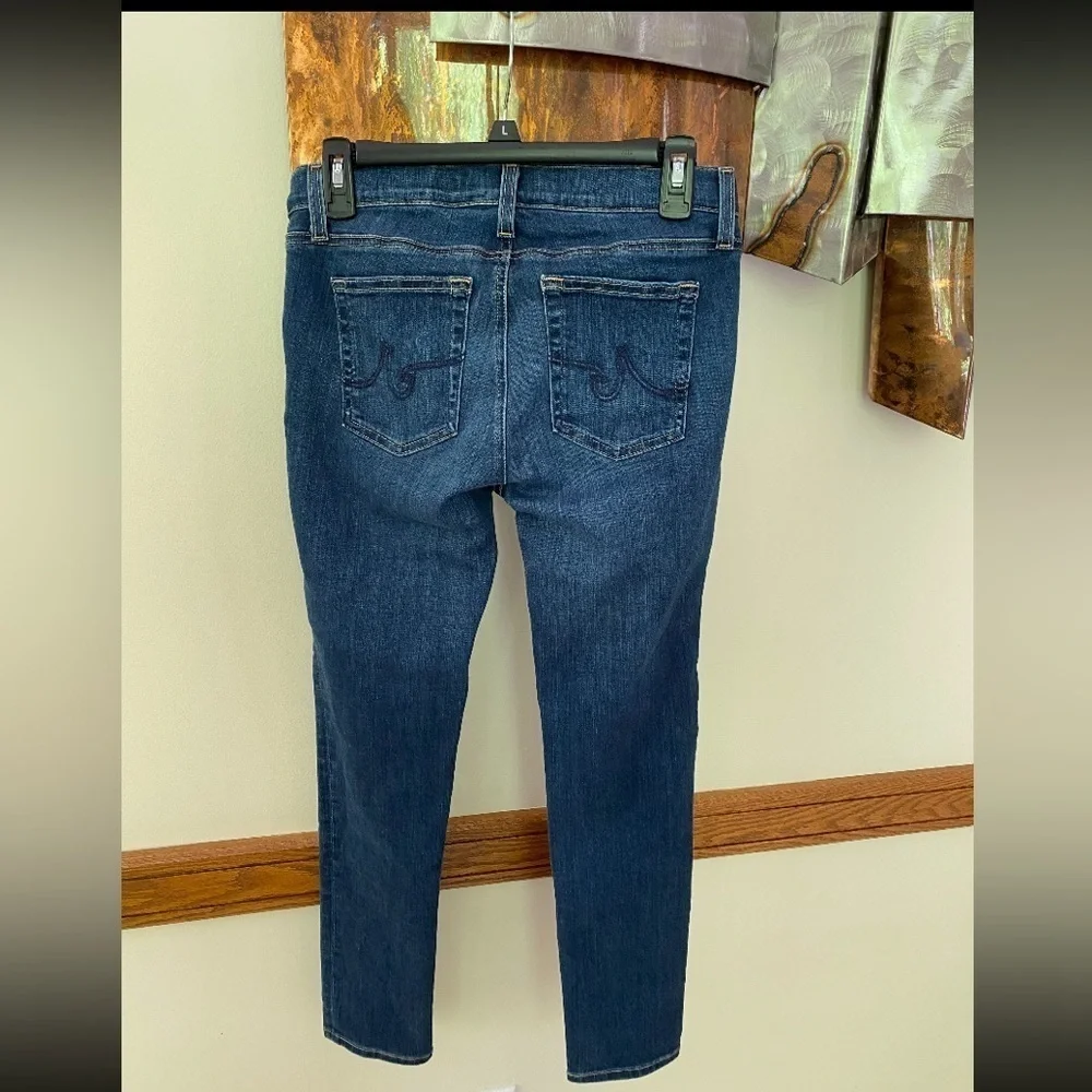 AG Adriano Goldschmied Maternity Prima Cigarette Leg Dark Wash Jeans Size 26